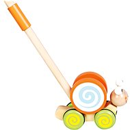 Snail rider on a stick - Push Toy