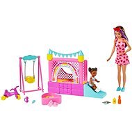 Barbie Dajka ugrálóvárral - Játékbaba