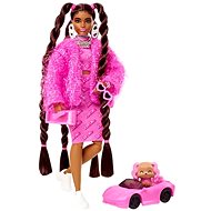 Barbie Extra - Pink Dress "Golden Eighties" - Doll