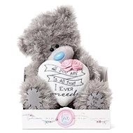 Me to You 13M Bear Heart with Roses - Soft Toy