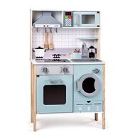 Woody Kitchen with lights and sounds "Dakota" - Play Kitchen
