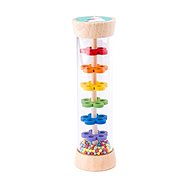 Woody Rattle "Rainbow Rain" - Musical Toy
