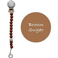 My Teddy Pacifier Clip Colors - Brown Sugar - Dummy Clip
