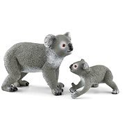 Koala anya és koalabébi - Figura szett