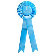 Ponnie Rosette for the Winner blue - Ride On Horse Accessory