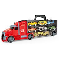 Wiky Tractor with cars 42 cm - Toy Car Set