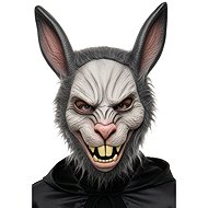 Carnival Toys Horror Rabbit Plastic Mask with Fur - Carnival Mask
