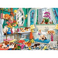 Castorland Crazy Pet Bath 100 pieces - Jigsaw Puzzle