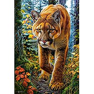 Castorland American Puma in the Forest 1500 pieces - Jigsaw Puzzle
