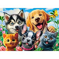 Castorland Animal Selfie 70 pieces - Jigsaw Puzzle