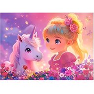 Castorland Princess with a unicorn 100 pieces - Jigsaw Puzzle