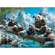 Castorland Panda Winter Fun 2000 pieces - Jigsaw Puzzle