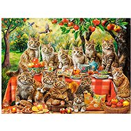 Castorland Cat Family Meeting 3000 pieces - Jigsaw Puzzle