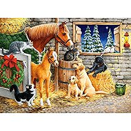 Castorland Friends Meeting in the Stable 300 pieces - Jigsaw Puzzle