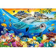 Castorland Dolphins in the Tropics 1000 pieces - Jigsaw Puzzle