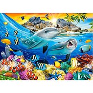 Castorland Dolphins in the Tropics 180 pieces - Jigsaw Puzzle