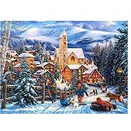 Castorland Sledding in the city 300 pieces - Jigsaw Puzzle