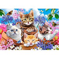 Castorland Kittens with Flowers 70 pieces - Jigsaw Puzzle