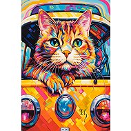 Castorland Cat on a bus trip 100 pieces - Jigsaw Puzzle