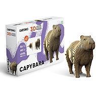 Cartonic Capybara, 56 pieces - 3D Puzzle