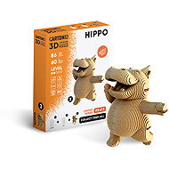 Cartonic Hippo, 86 Pieces - 3D Puzzle