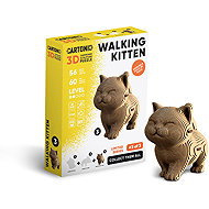 Cartonic Walking Kitten, 56 pieces - 3D Puzzle