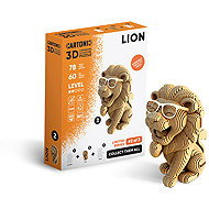 Cartonic Lion, 78 pieces - 3D Puzzle