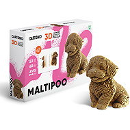 Cartonic Maltipoo, 122 Pieces - 3D Puzzle