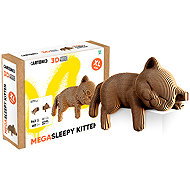 Cartonic Mega Sleepy Kitten, 142 pieces - 3D Puzzle