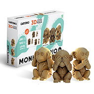 Cartonic Monkeys Trio, 280 pieces - 3D Puzzle