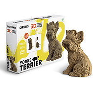 Cartonic Yorkshire Terrier, 126 pieces - 3D Puzzle