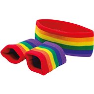 GUIRCA Retro headband and 2 sweatbands multicolour - Headband