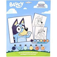 Cerda Bluey colouring Book with Numbers - Painting by Numbers