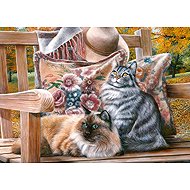 CHERRY PAZZI Cat Sitting 1000 pieces - Jigsaw Puzzle