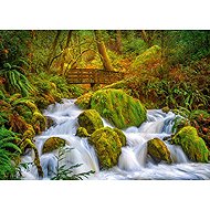 CHERRY PAZZI Forest Waterfall 1000 pieces - Jigsaw Puzzle