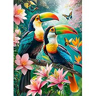 CHERRY PAZZI Toucans in Paradise 1000 pieces - Jigsaw Puzzle