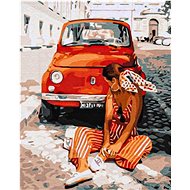 ASTRA Memories of holidays, canvas on frame 40 × 50 cm - Painting by Numbers