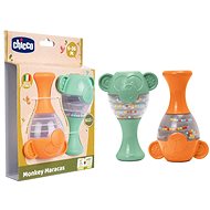 CHICCO Maracas Monkey Eco+ Rattle 6 m+ - Baby Rattle
