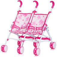 CHIPOLINO Golf Stroller for two dolls Twiny Flowers - Doll Stroller