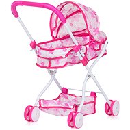 CHIPOLINO Deep Stroller for dolls Gigi Flowers - Doll Stroller