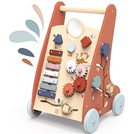 Speedy Monkey Wooden walker with activities - Baby Walker