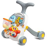 Toyz Children's interactive walker, table with accessories 2in1, grey - Baby Walker