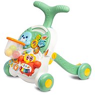 Toyz Children's interactive walker, table with accessories 2in1, green - Baby Walker