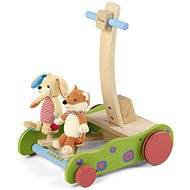 Sterntaler Walker Wooden Cart Hare and Fox 9951880 - Baby Walker