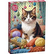 CHERRY PAZZI Cat in Yarn 1000 pieces - Jigsaw Puzzle