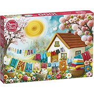 CHERRY PAZZI Woolly Meadow 1000 pieces - Jigsaw Puzzle