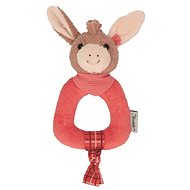 Rattling hand toy 17 cm Emmily donkey 3302107 - Baby Rattle