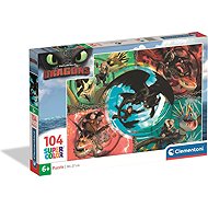 CLEMENTONI Puzzle How to Train Your Dragon 104 pieces - Jigsaw Puzzle