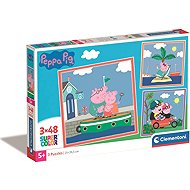 CLEMENTONI Puzzle Pepina Pig 3x48 pieces - Jigsaw Puzzle