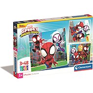 CLEMENTONI Puzzle Spidey and his amazing friends 3x48 pieces - Jigsaw Puzzle